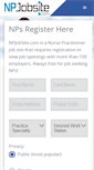 Mobile Screenshot of npjobsite.com